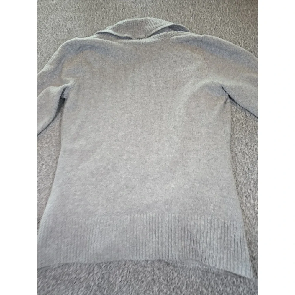 Chloe & Jasmine Women's Gray Open Front Cardigan Sweater, Size Medium